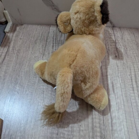 Lion Cub Plush Toy Tan Brown Stuffed Animal Lemonwood Asia Ltd Realistic 11" - Picture 5 of 9